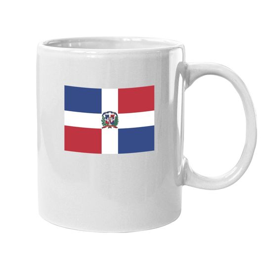 Aifris Dominican Republic Flag Cotton Coffee Mug