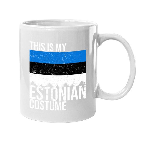This Is My Estonian Flag Costume For Halloween Coffee Mug