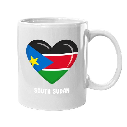 South Sudan Flag Coffee Mug | Sudanese Coffee Mug