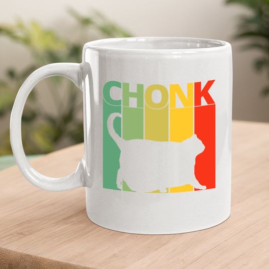Chonk Cat Meme Coffee Mug | Funny Chonk Big Chungus Coffee Mug