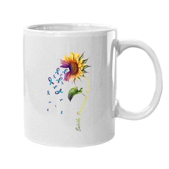 Suicide Prevention Awareness Sunflower Coffee Mug