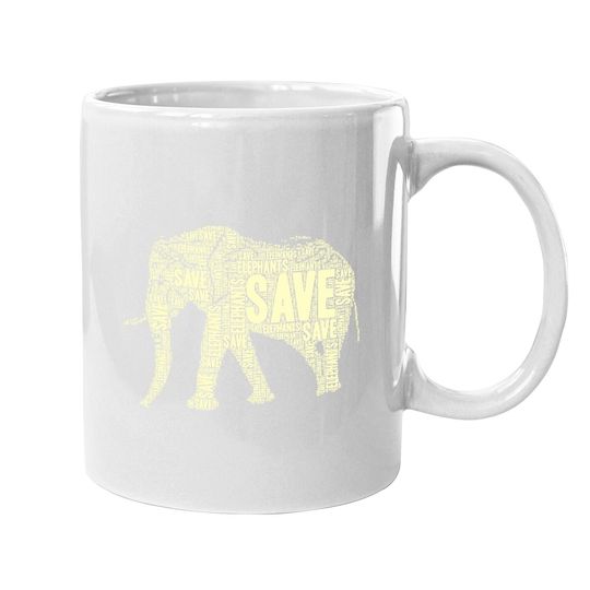 Save The Elephants Coffee Mug