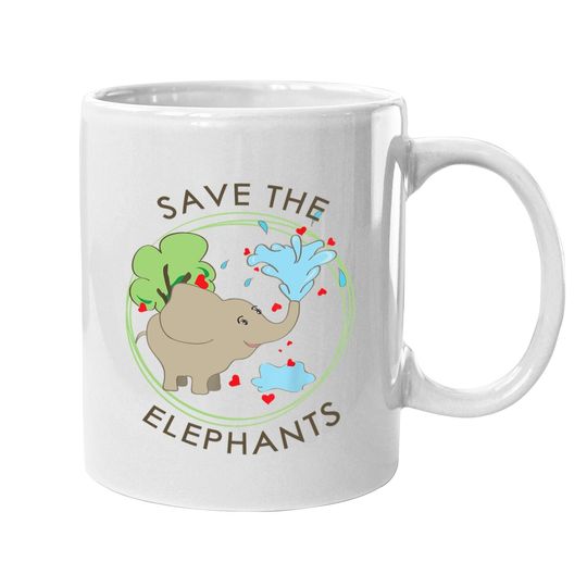 Save The Elephants Coffee Mug