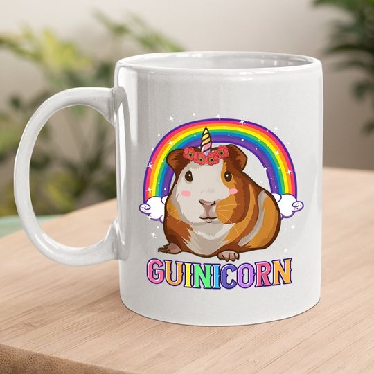 Guinea Pig Coffee Mug For Girls Unicorn Guinicorn Coffee Mug