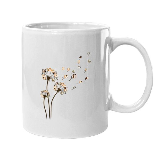 Pig Dandelion Flower Animal Lovers Mug Coffee Mug