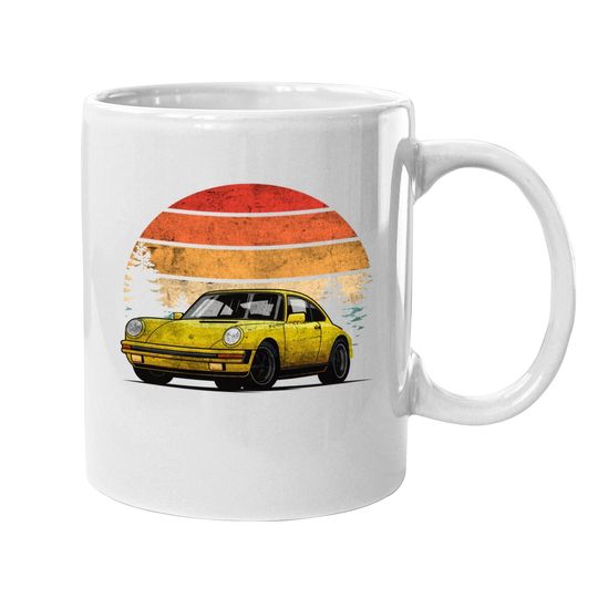 Retro Sun W Tuning & Gaming Oldtimer Car Enthusiast Sunset Coffee Mug