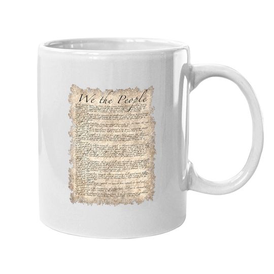 Bill Of Rights Us Constitution Coffee Mug