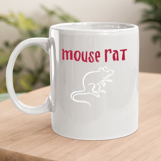 The Mouse Rat Logo Distressed Coffee Mug