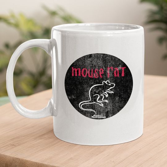 The Mouse Rat Distressed Coffee Mug