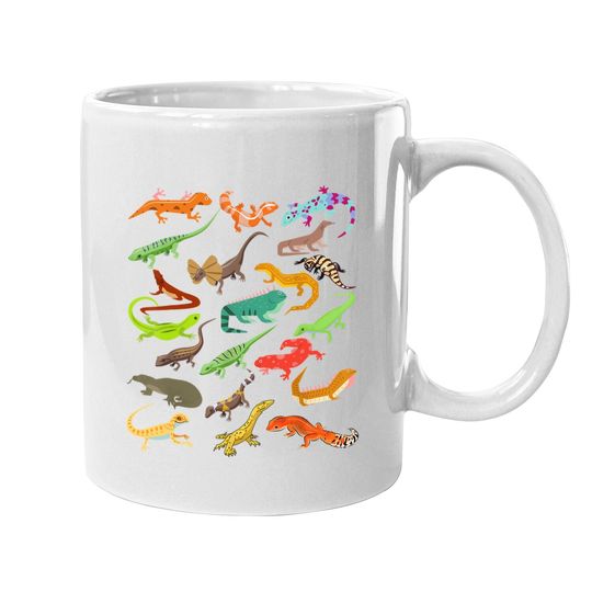 Lizard Collage Coffee Mug