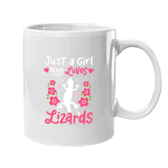 Just A Girl Who Loves Lizards Gift Coffee Mug