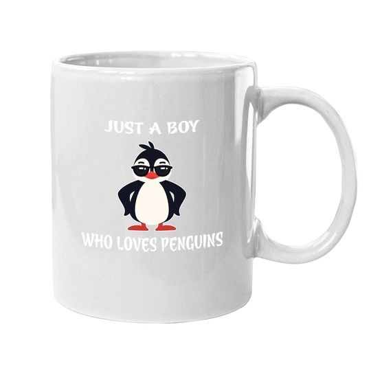 Just A Boy Who Loves Penguins Coffee Mug
