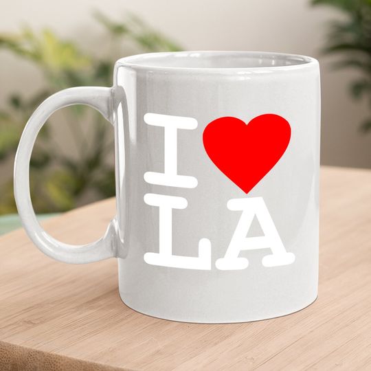I Love La Los Angeles Coffee Mug