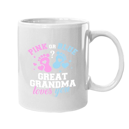 Gender Reveal Great Grandma Coffee Mug