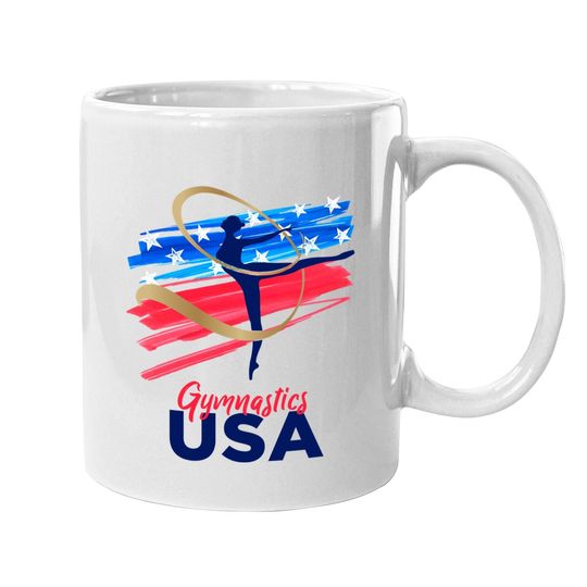 Gymnastics Usa Support The Team Coffee Mug