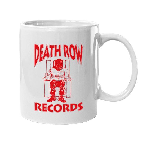 The Row Records Red Logo Coffee Mug