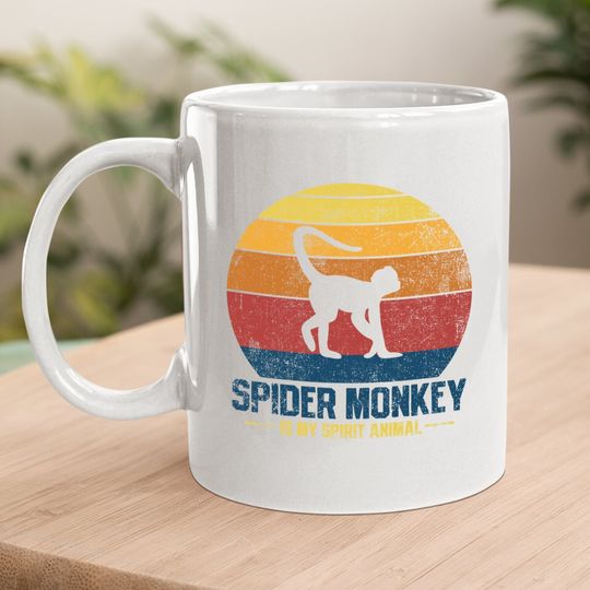Spider Monkey Vintage Coffee Mug