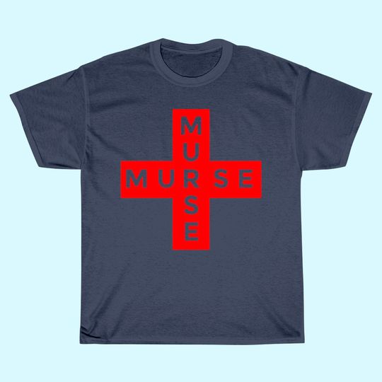Cool Male Nurse Cross Design T-Shirt