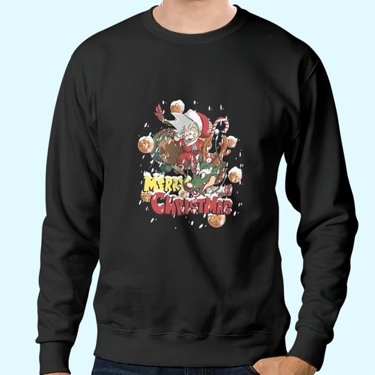 Merry Christmas Goku Classic Sweatshirts