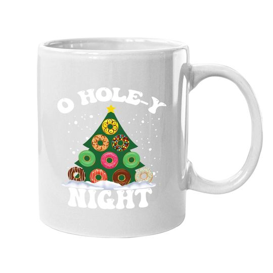 O Holy Night Funny Donuts Christmas Mugs