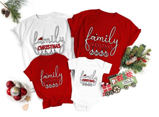 Family Christmas 2021 Matching Custom Family Name Christmas Eve T-Shirt