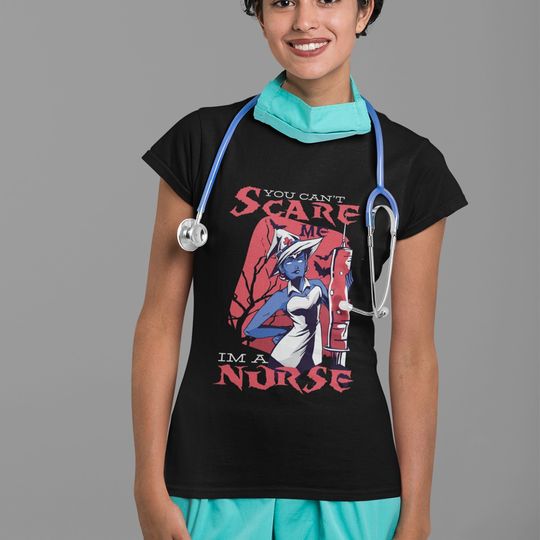 You Can't Scar Me I'm a Nurse Halloween Women's  Shirt