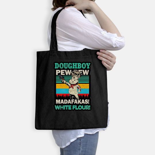 Doughboy Vintage PewPew Madafakas White Flour Bags