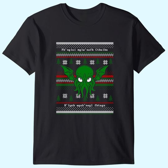 Cthulhu Cultist Christmas T-Shirts