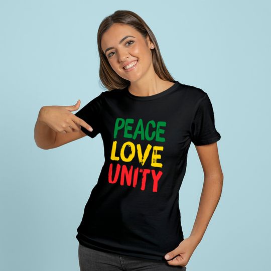 Peace Love Unity Rasta Reggae Hoodie