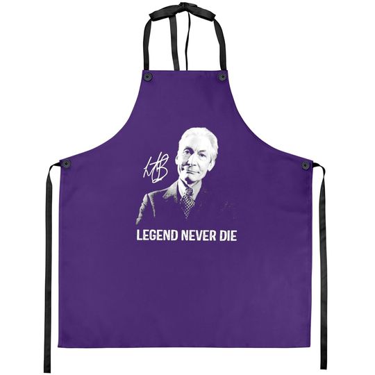 Legends Never Die Charlie Watts Signature Aprons