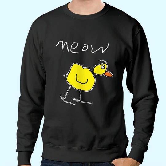 Meow Duck Memes Sweatshirts