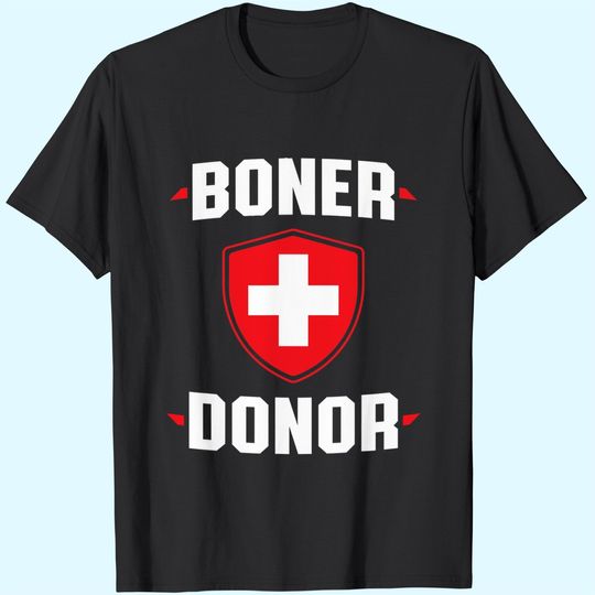Boner Donor Shirt Easy Funny Halloween Lazy Costume T-Shirt