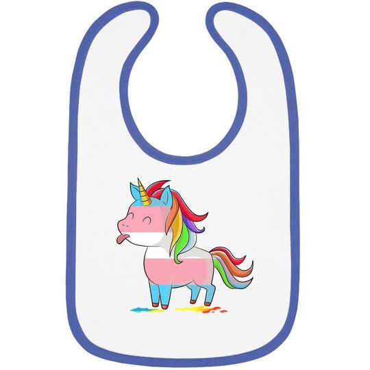 Transgender Unicorn-lgbtq Trans Pride Baby Bib Baby Bib