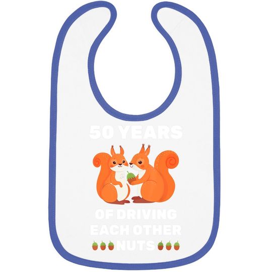 50th 50-year Wedding Anniversary Funny Couple For Him Her Baby Bib