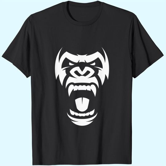 Angry Gorilla Furious Silverback T Shirt
