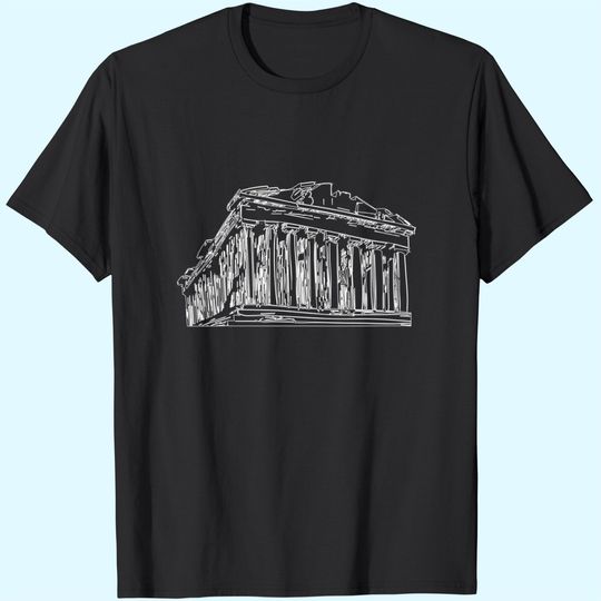 Parthenon Acropolis Of Athens Athens Greece T Shirt