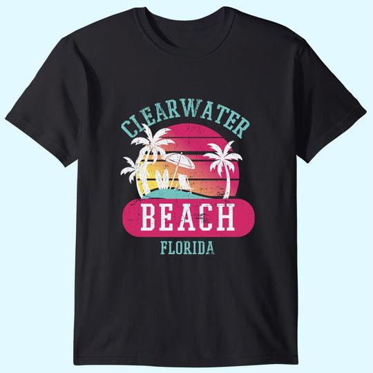 Clearwater Beach Original Florida Sunset Beaches T Shirt
