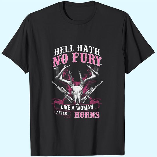 Hell Hath No Fury Like A Woman After Horns T Shirt