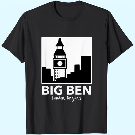 Big Ben London England Clock Tower T-Shirt