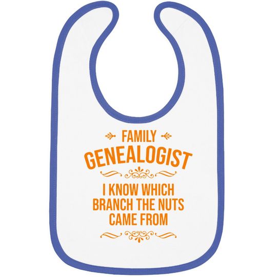 Funny Genealogy Gift | Cute History Genealogist Baby Bib
