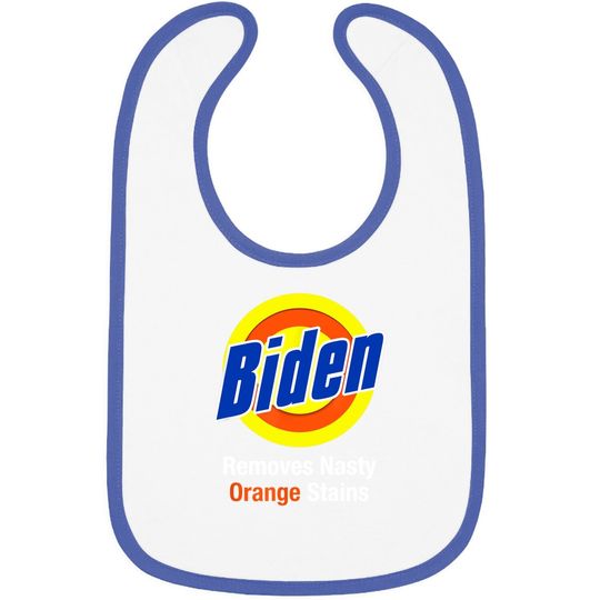 Biden Removes Nasty Orange Stains Vote Democrat 2020 Funny Baby Bib