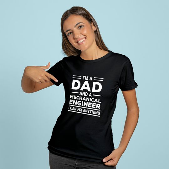 Mechanical Engineer Dad I Can Fix Anything Hoodie