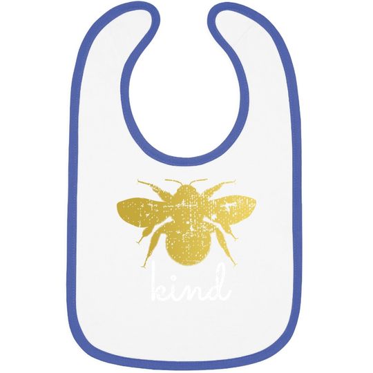Vintage Be Kind - Bumblebee Bee Kind Kindness Baby Bib