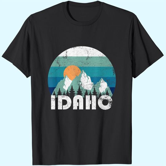 Idaho State Retro Vintage T Shirt