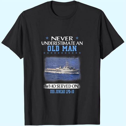 USS Juneau LPD-10 Veterans Day Father Day T-Shirt