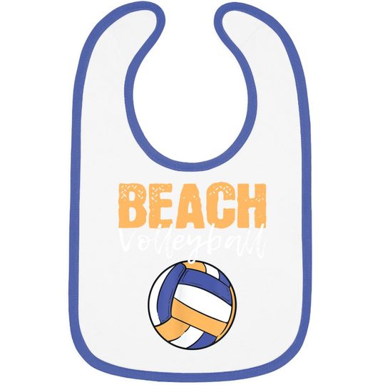 Beach Volleyball Lover Player Team Sports Bibns Baby Bib