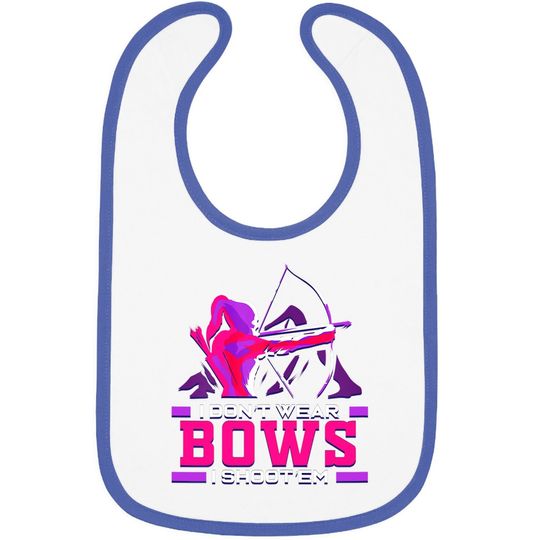 Archery Girl Gift For Woman Archer Bow And Arrow Hunter Lady Baby Bib