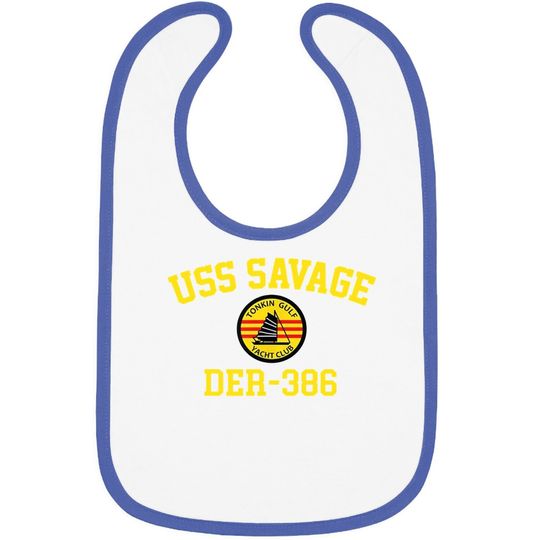 Uss Savage Der-386 Baby Bib