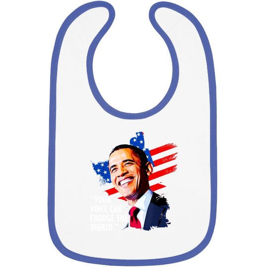 Your Voice Can Change The World, Former President Obama Baby Bib