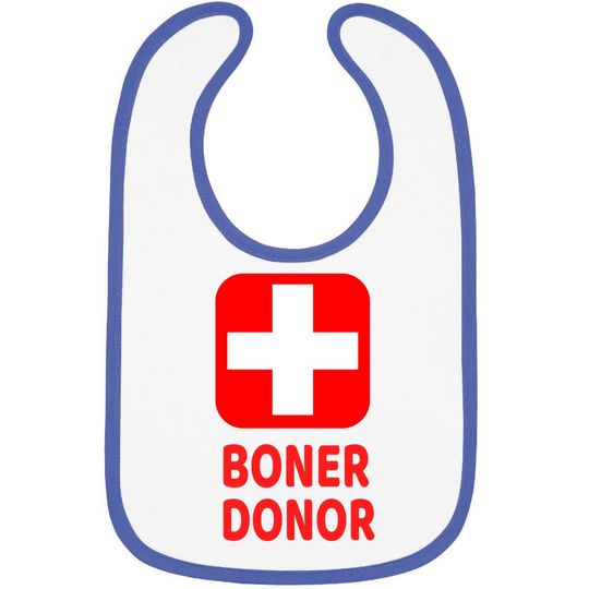 Boner Donor Funny Halloween Baby Bib